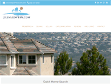 Tablet Screenshot of jillmcgovern.com